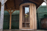 WIDO Outdoor sauna - 2 Person Traditional Cedar Barrel Sauna
