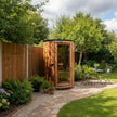 WIDO 2-person outdoor traditional cedar sauna with Harvia heater