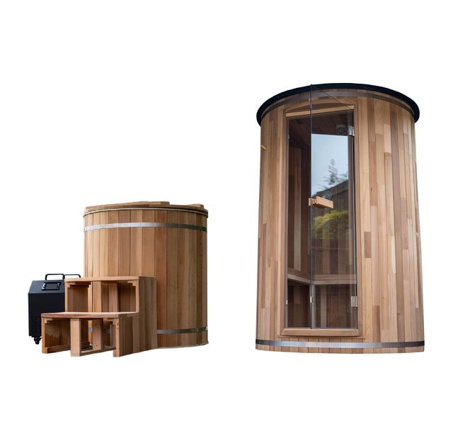 Outdoor Sauna & Ice bath